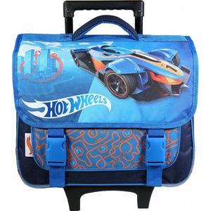 Hot Wheels boekentas trolley rugzak 38x14x34