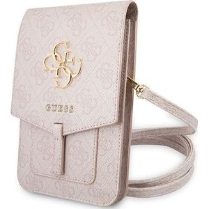 Guess geschikt voor 7 inch PU Leather Heuptas - Wallet bag - Big 4G Logo - Roze