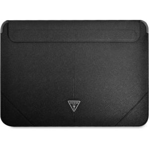 Guess Saffiano Laptoptas voor o.a. Apple MacBook (16"") - Zwart