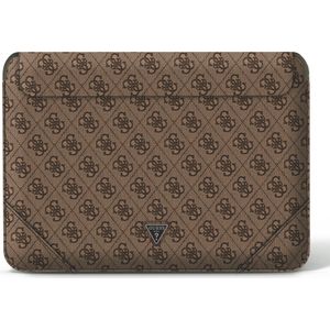 Guess 4G Triangle Laptoptas voor o.a. Apple MacBook (16"") - Bruin