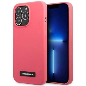 KARL LAGERFELD KLHCP13XSLMP1PI harde hoes voor iPhone 13 Pro Max 6,7 inch fuchsia