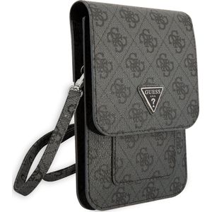 Guess 4G Triangle Logo Smartphone Schultertasche - Schwarz