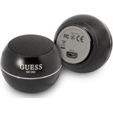 GUESS Mini Bluetooth Luidspreker 3W 4H - Bluetooth 5.0 (Zwart)