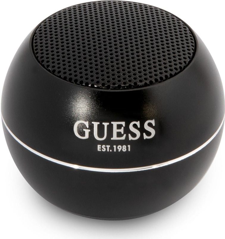GUESS Mini Bluetooth Luidspreker 3W 4H - Bluetooth 5.0 (Zwart)