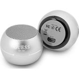Guess Mini Bluetooth Speaker - 3W Vermogen & 4 Uur Speeltijd - Grijs