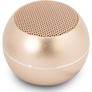 Guess Mini Bluetooth Speaker - 3W Vermogen & 4 Uur Speeltijd - Goud