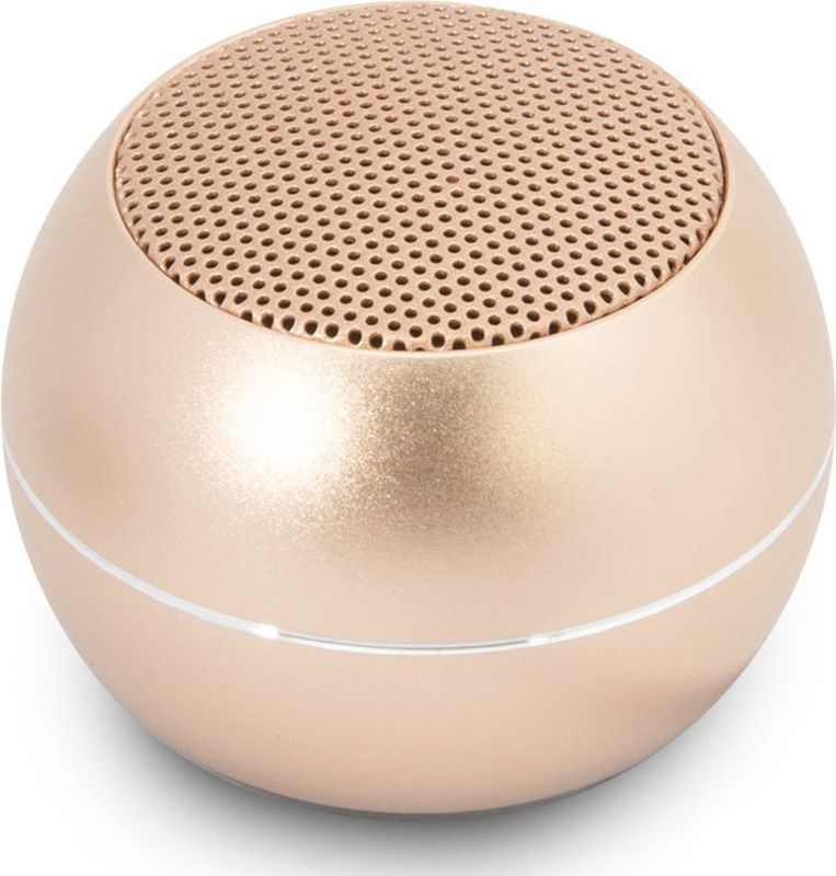 Guess Mini Bluetooth Speaker - 3W Vermogen & 4 Uur Speeltijd - Goud