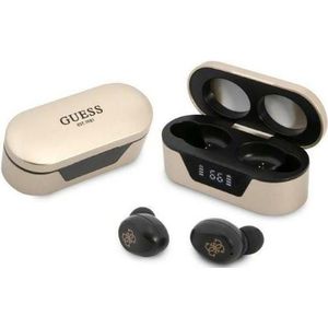 Guess True Wireless Universele Bluetooth In-Ear Oordopjes - Goud