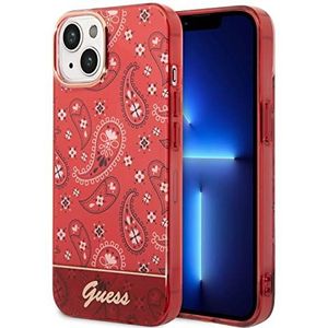 Guess GUHCP14MHGBNHR harde hoes voor iPhone 14 Plus 6,7 inch rood/rood