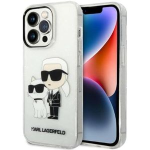 Karl Lagerfeld KLHCP14XHNKCTGT harde schaal voor iPhone 14 Pro Max 6,7 inch (16,7 cm) transparant