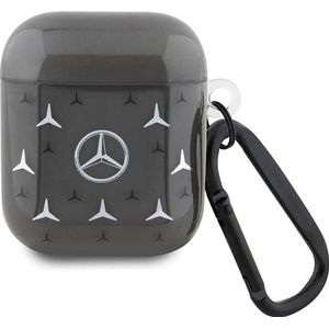 Mercedes-Benz Mercedes MEA28DPMGS AirPods 1/2 hoesje czarny/zwart groot sterpatroon (Hoofdtelefoon hoes), Hoofdtelefoon Tassen + Beschermende Covers, Zwart