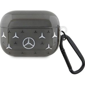Mercedes-Benz Mercedes MEAP8DPMGS AirPods Pro hoesje czarny/zwart groot sterpatroon (Koptelefoon tas), Hoofdtelefoon Tassen + Beschermende Covers, Zwart