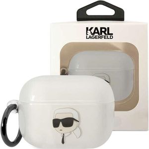 Karl Lagerfeld - AirPods Pro 2 - Hoesje - Transparant - Karl Collection