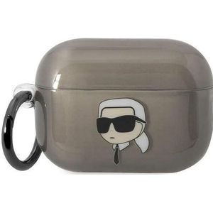 Karl Lagerfeld - KKLAP2HNIKTCK - AirPods Hoesje - Zwart - Karl Collection