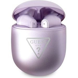 Guess True Wireless Triangle Logo TWS Bluetooth In-ear Oordopjes - Paars