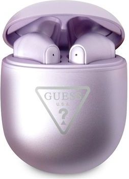 Guess True Wireless Triangle Logo TWS Bluetooth In-ear Oordopjes - Paars