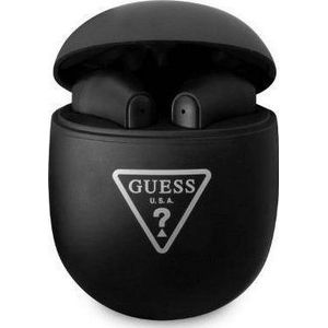 Guess True Wireless Triangle Logo TWS Bluetooth In-ear Oordopjes Zwart