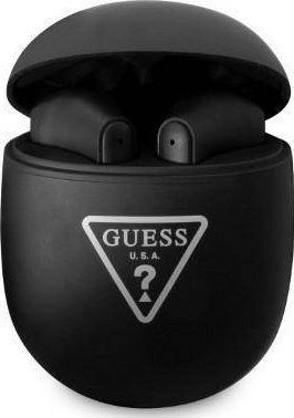 Guess True Wireless Triangle Logo TWS Bluetooth In-ear Oordopjes Zwart