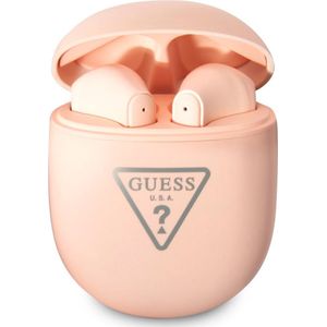 Guess True Wireless Triangle Logo TWS Bluetooth In-ear Oordopjes - Roze