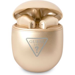 Guess True Wireless Triangle Logo TWS Bluetooth In-ear Oordopjes - Goud