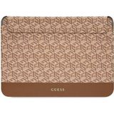 Guess Mouw GUCS16HGCFSEW 16"" brązowy/bruin GCube Stripes (16""), Laptoptas, Bruin