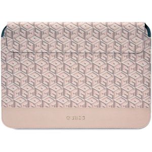 Guess G-Cube Sleeve voor o.a. Apple MacBook (13""/14"") - Roze