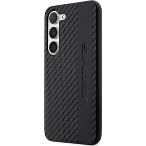Mercedes Etui AMG voor Samsung Galaxy S23+ Plus HardCase Carbon Stripe&Embossed zwart