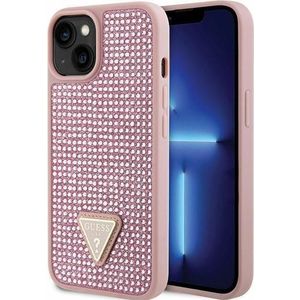 Guess GUHCP14MHDGTPP iPhone 14 Plus 6,7"" różowy/roze hardcase Strass Driehoek (iPhone 14 Plus), Smartphonehoes, Roze