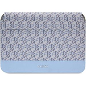 Guess G-Cube Sleeve voor o.a. Apple MacBook (13""/14"") - Blauw