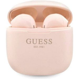 GUESS Bluetooth headphones TWS GUTWST26PSP roze