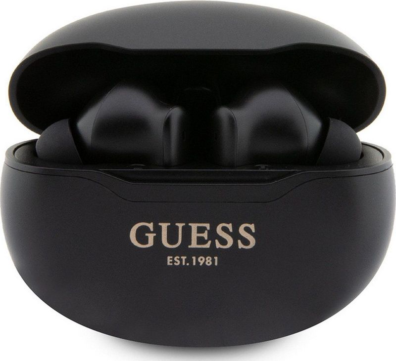 Guess True Wireless Universele Bluetooth In-Ear Oordopjes - Zwart