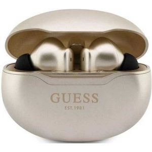 Guess True Wireless Universele Bluetooth In-Ear Oordopjes - Goud