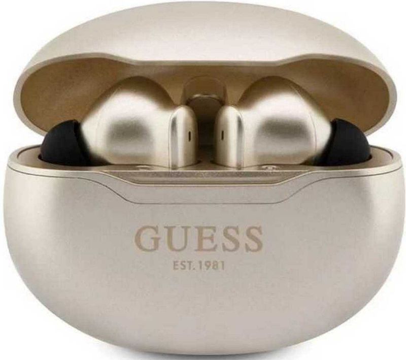 Guess True Wireless Universele Bluetooth In-Ear Oordopjes - Goud