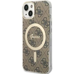 GUESS 4G MagSafe - Etui iPhone 14 Plus (bruin)