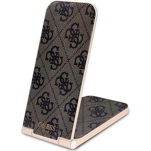 Guess - Inductiecharger - Bruin - 2-in-1 - 15W - Pattern MagSafe