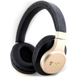 Guess 4G Script Logo Bluetooth Stereo Over-Ear Koptelefoon - Zwart