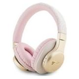 Guess 4G Script Logo Bluetooth Stereo Over-Ear Koptelefoon - Roze