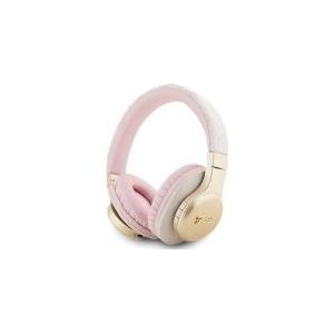 Guess 4G Script Logo Bluetooth Stereo Over-Ear Koptelefoon - Roze
