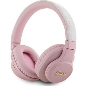 Guess 4G Tone on Tone Bluetooth 5.3 - Stereo Over-Ear Koptelefoon - Roze