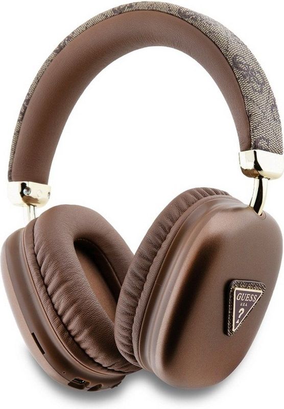 Guess 4G Triangle Bluetooth Stereo Over Ear Koptelefoon Bruin
