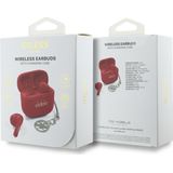 Guess - TWS Hoofdtelefoon - Rood - Glossy Effect - Ruisonderdrukkingssysteem