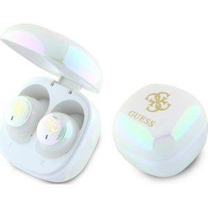 CG Mobile - Guess - Bluetooth Hoofdtelefoon - Wit - Bluetooth 5.3, IPX5, Totale Speeltijd 24 Uur