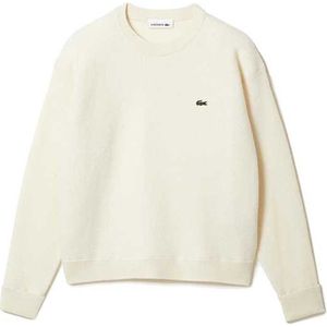 Lacoste Af9551 Ronde Hals Sweater Beige 38 Vrouw