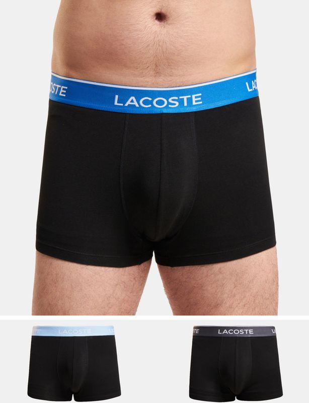 Lacoste - 5H3401 - Boxershort - Zwart/Marina-Overzicht-Grijs - Set van 3