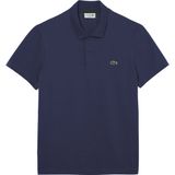 Lacoste - Sport - Polo - Navy Blauw - Regular Fit, Katoenmengsel met Polyester en Elastaan