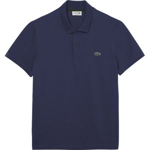 Lacoste - Sport - Polo - Navy Blauw - Regular Fit, Katoenmengsel met Polyester en Elastaan