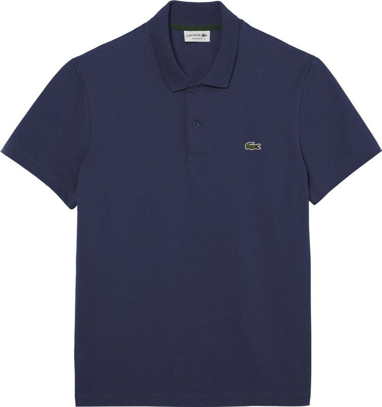 Lacoste - Sport - Polo - Navy Blauw - Regular Fit, Katoenmengsel met Polyester en Elastaan