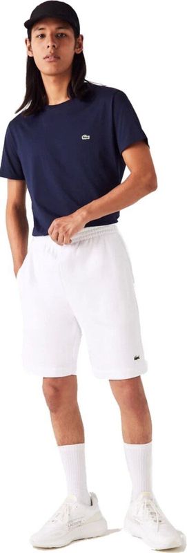 Lacoste - Sport - Bermuda's - Wit - Katoen materiaal