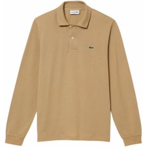 Lacoste - Classic Fit - Polo - Beige - Lange Mouw