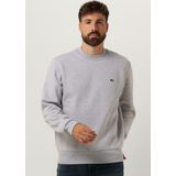 Lacoste - Heren Sweatshirt - Lichtgrijs Melange - Katoen/Polyester